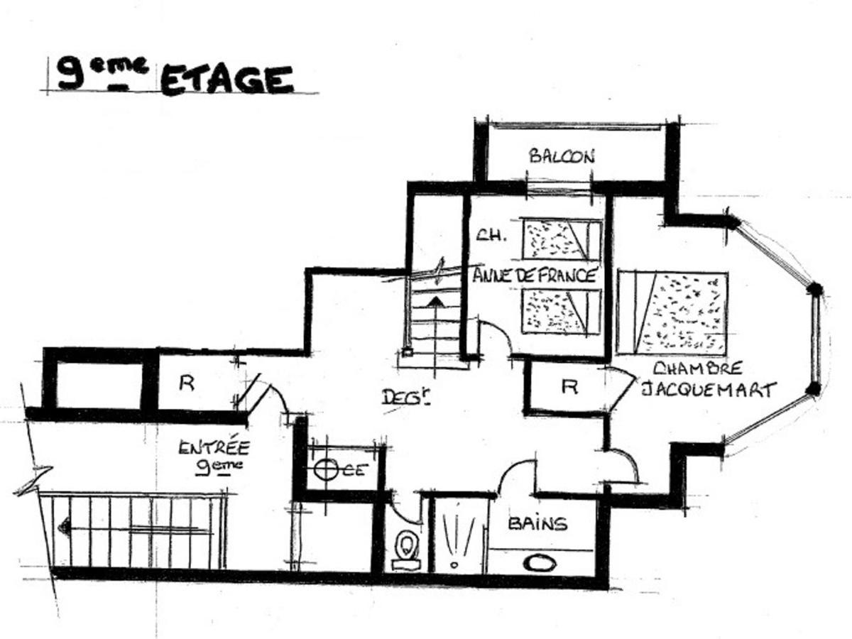 Appartement Panoramique Au Centre De Moulins Avec Terrasse, 2 Chambres, Et Equipements Modernes - Fr-1-489-412 מראה חיצוני תמונה